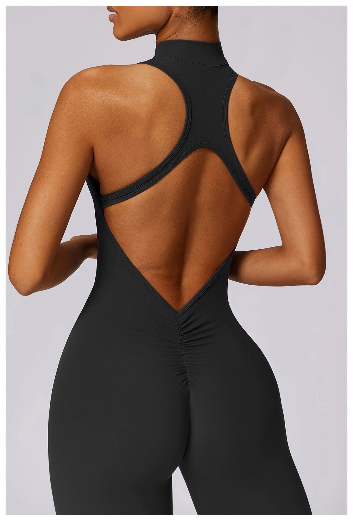 Pump N Fit β V-Back One-Piece Sports Jumpsuit