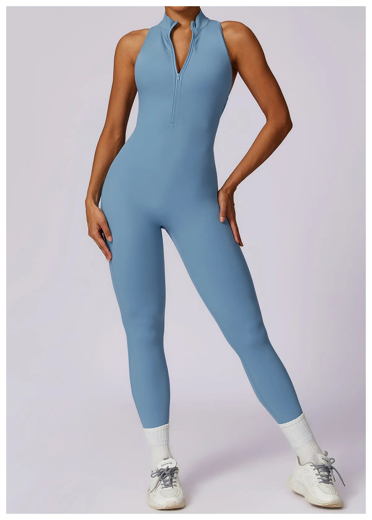 Pump N Fit β V-Back One-Piece Sports Jumpsuit