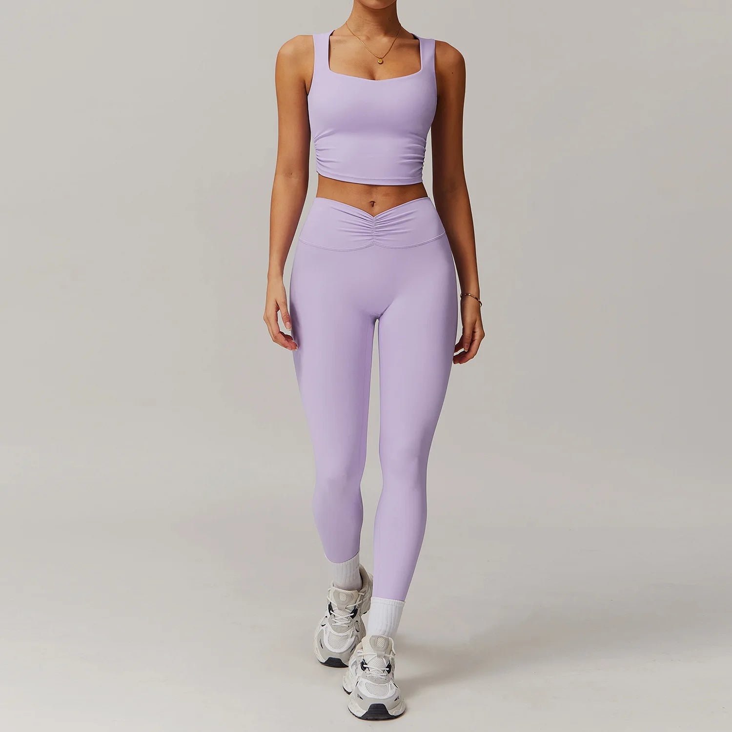 Pump N Fit 2-Piece Zipper Yoga Suit
