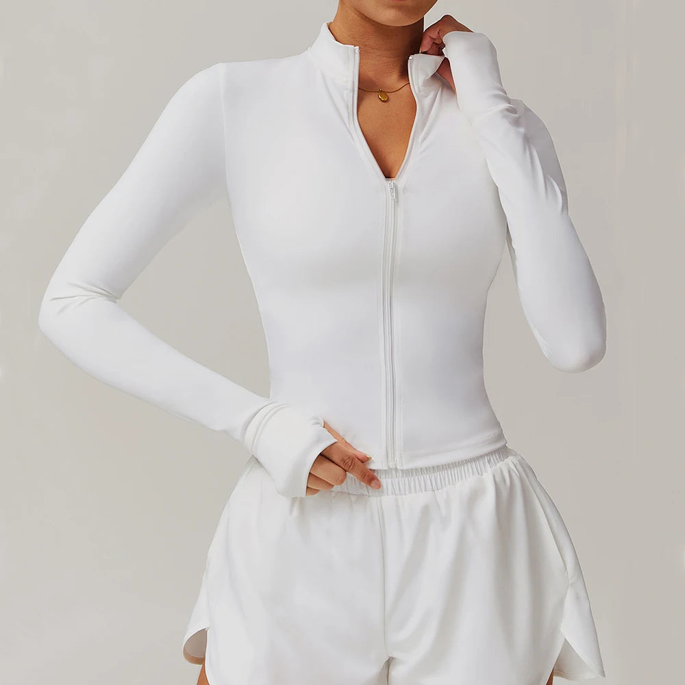 Women's Slim Fit Yoga & Fitness Jacket
