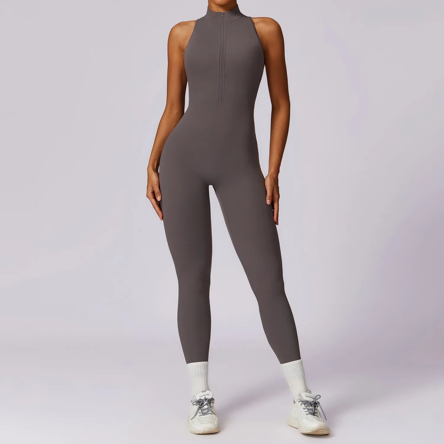 Pump N Fit β V-Back One-Piece Sports Jumpsuit