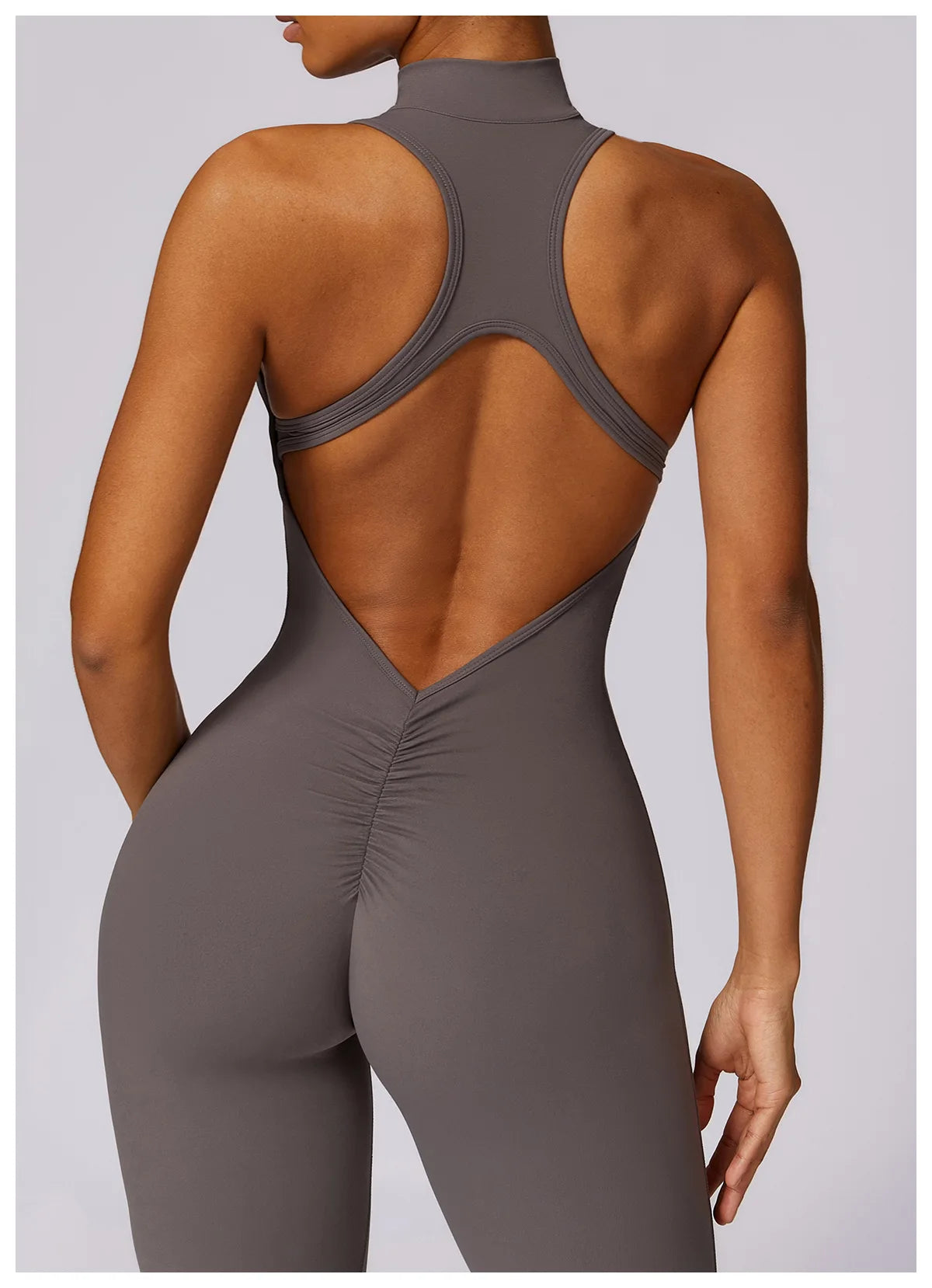 Pump N Fit β V-Back One-Piece Sports Jumpsuit