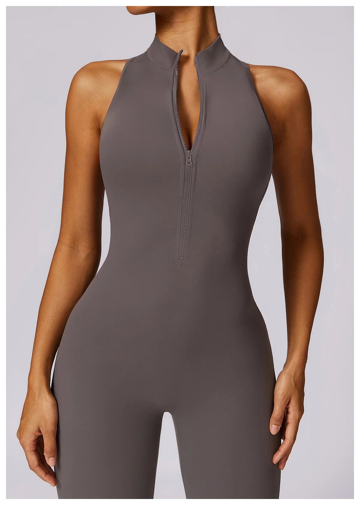 Pump N Fit β V-Back One-Piece Sports Jumpsuit