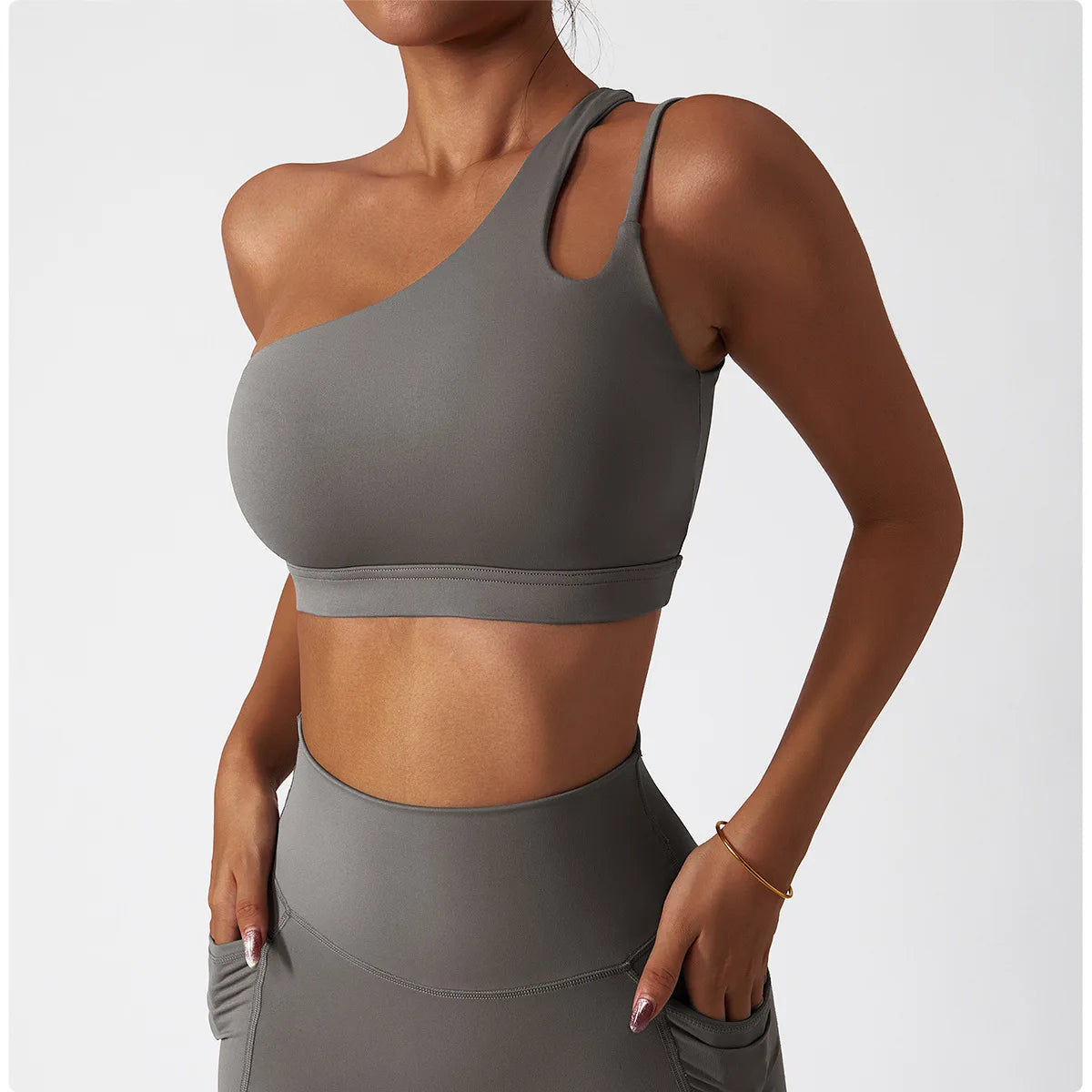 Pump N Fit Comfort Single Strap Yoga Bra