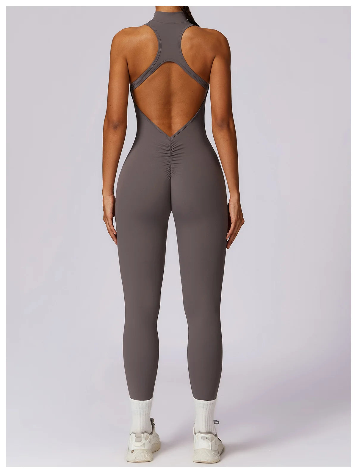 Pump N Fit β V-Back One-Piece Sports Jumpsuit