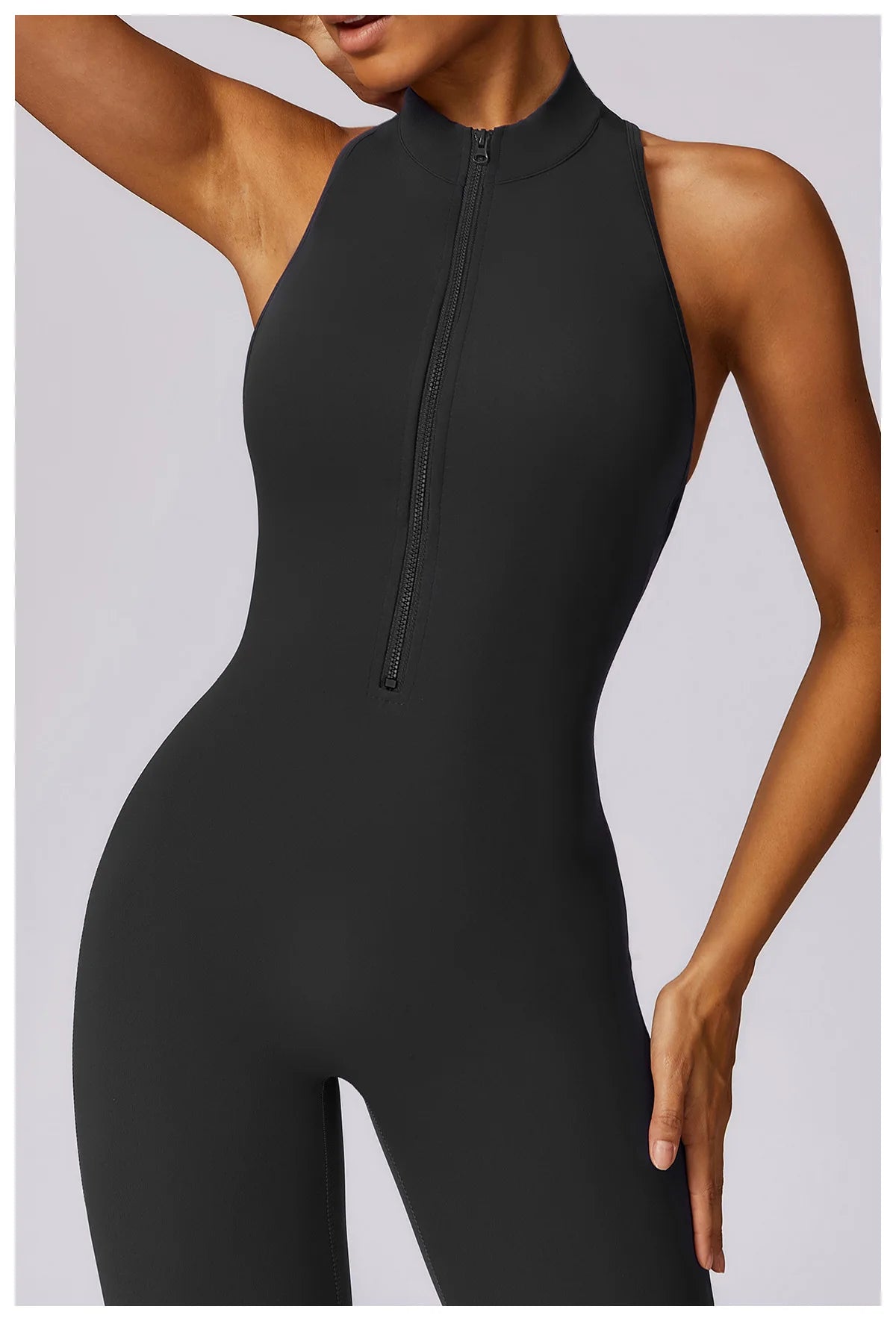 Pump N Fit β V-Back One-Piece Sports Jumpsuit