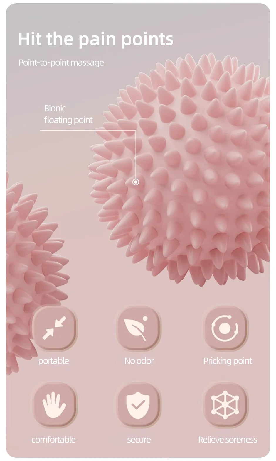 Pump N Fit Spiky Massage Ball