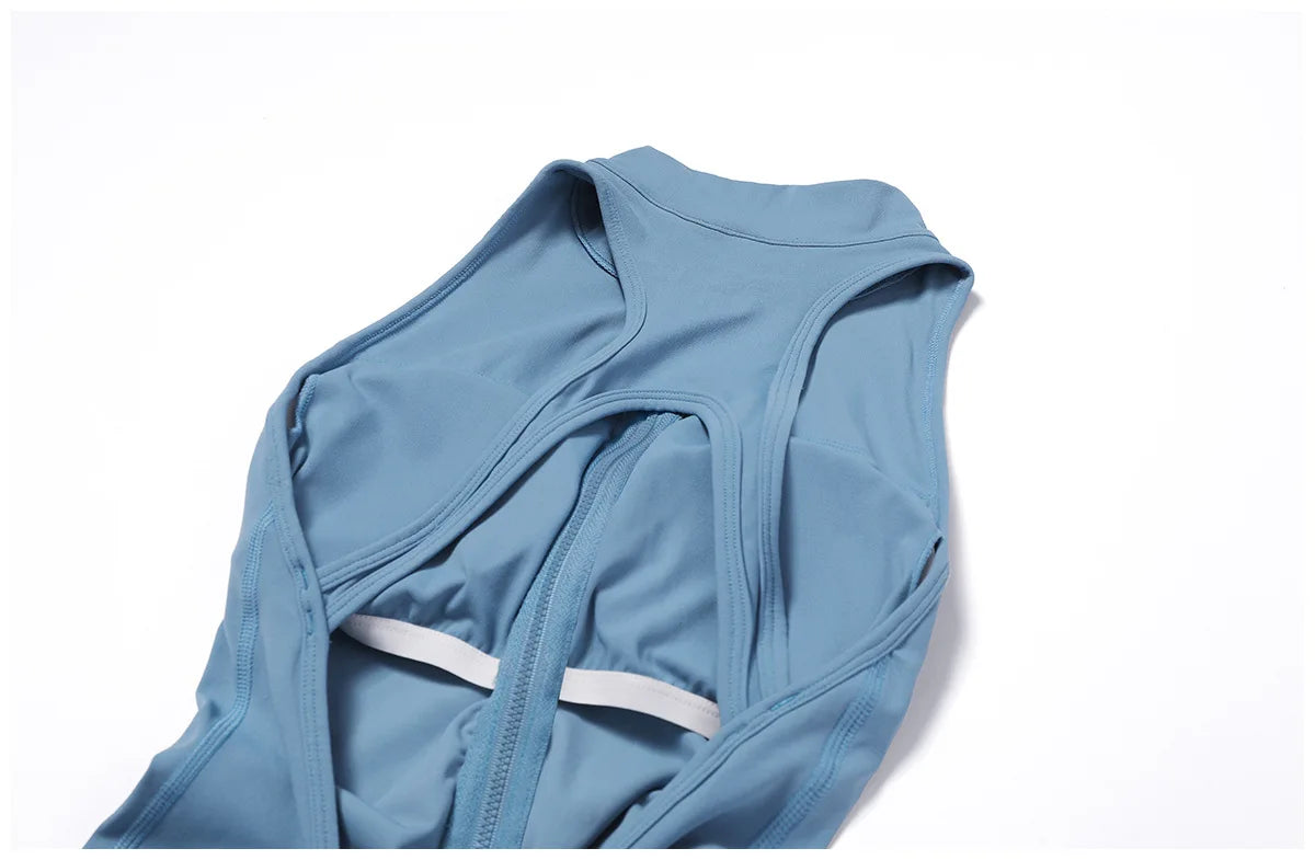 Pump N Fit β V-Back One-Piece Sports Jumpsuit