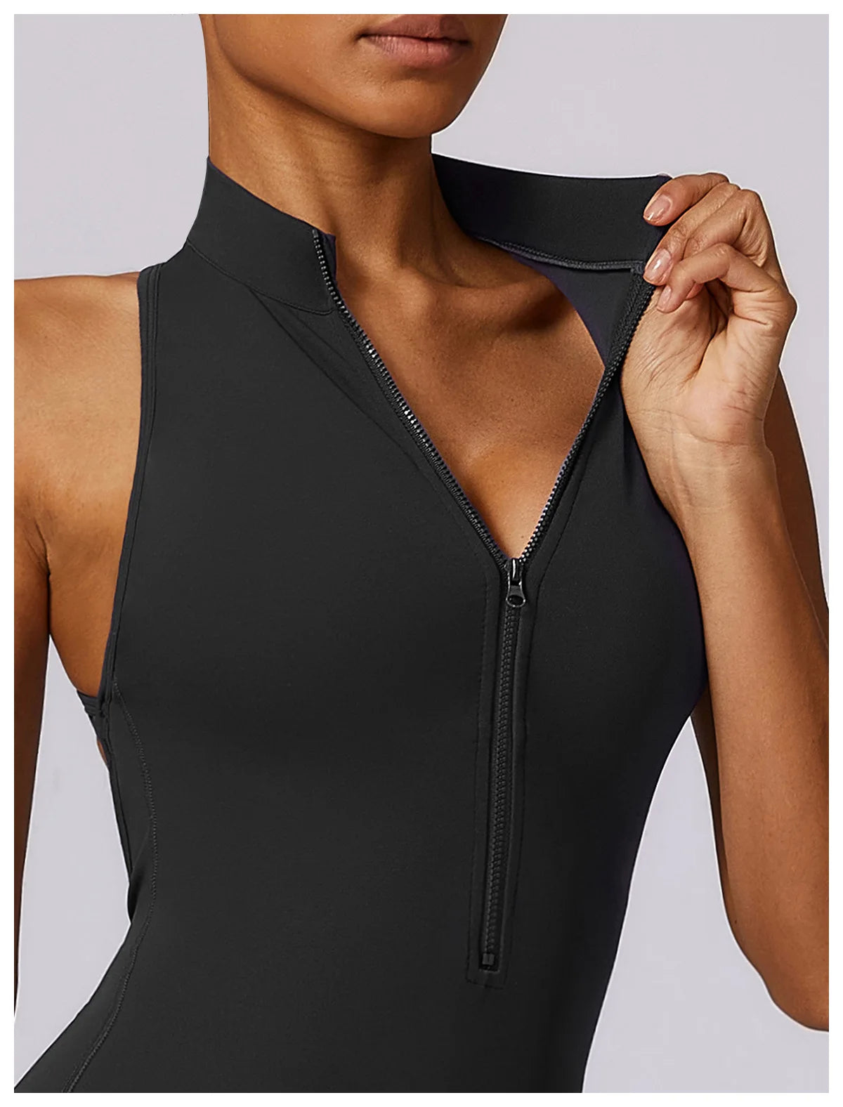 Pump N Fit β V-Back One-Piece Sports Jumpsuit