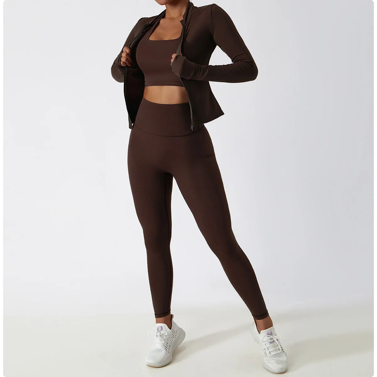 Women's Slim Fit Yoga & Fitness Jacket