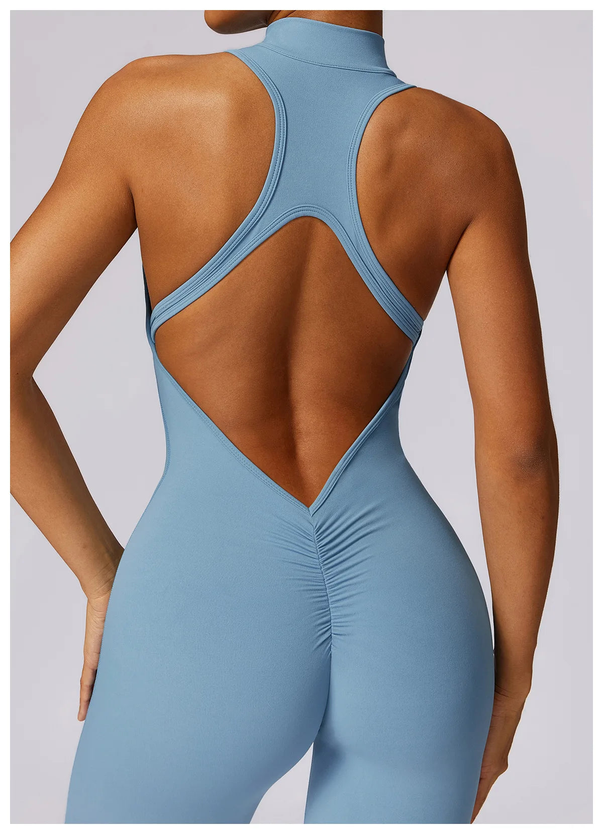 Pump N Fit – V-Back One-Piece Sports Jumpsuit