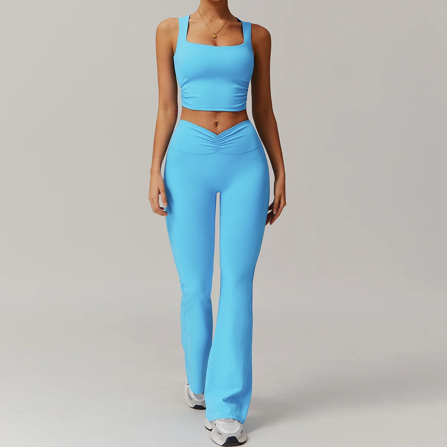 Pump N Fit 2-Piece Zipper Yoga Suit