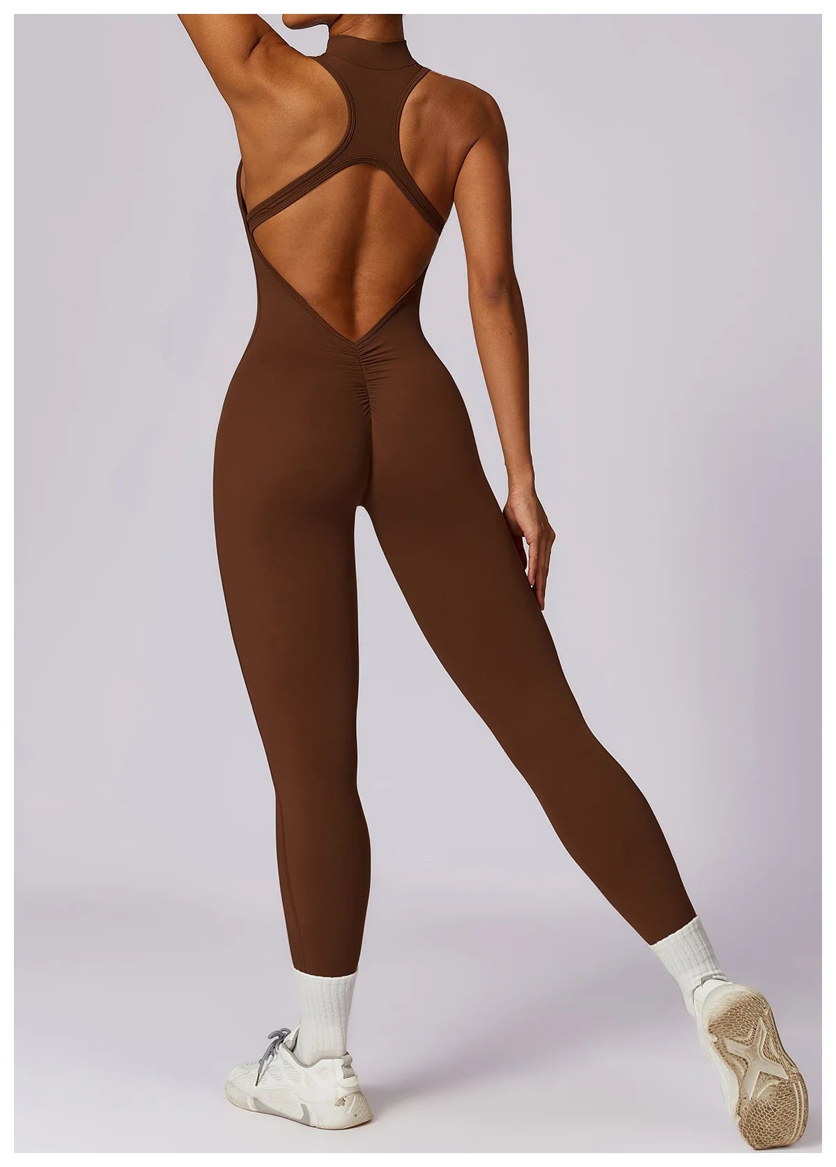 Pump N Fit – V-Back One-Piece Sports Jumpsuit