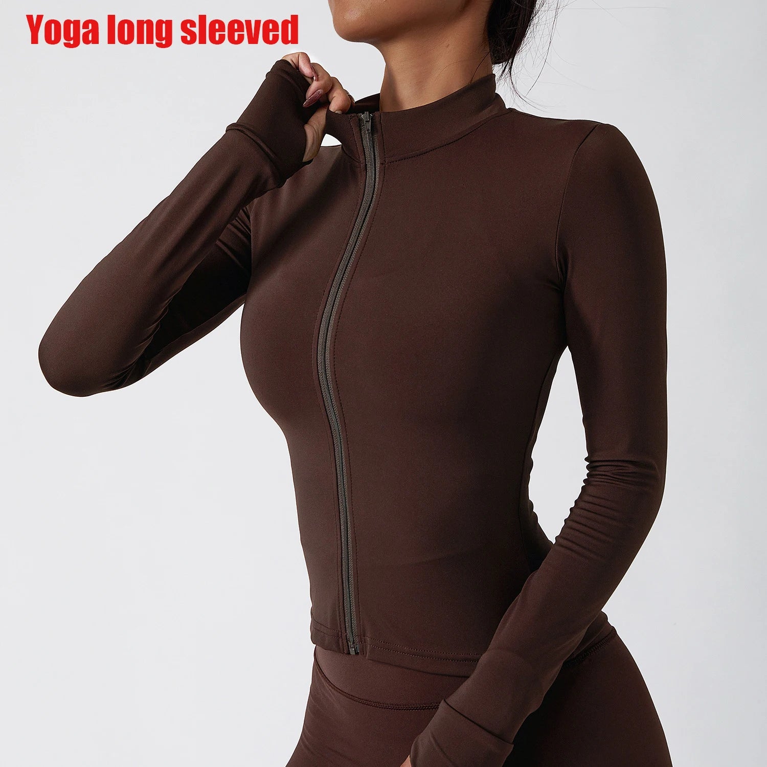 Women's Slim Fit Yoga & Fitness Jacket