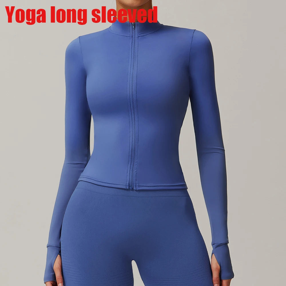 Women's Slim Fit Yoga & Fitness Jacket