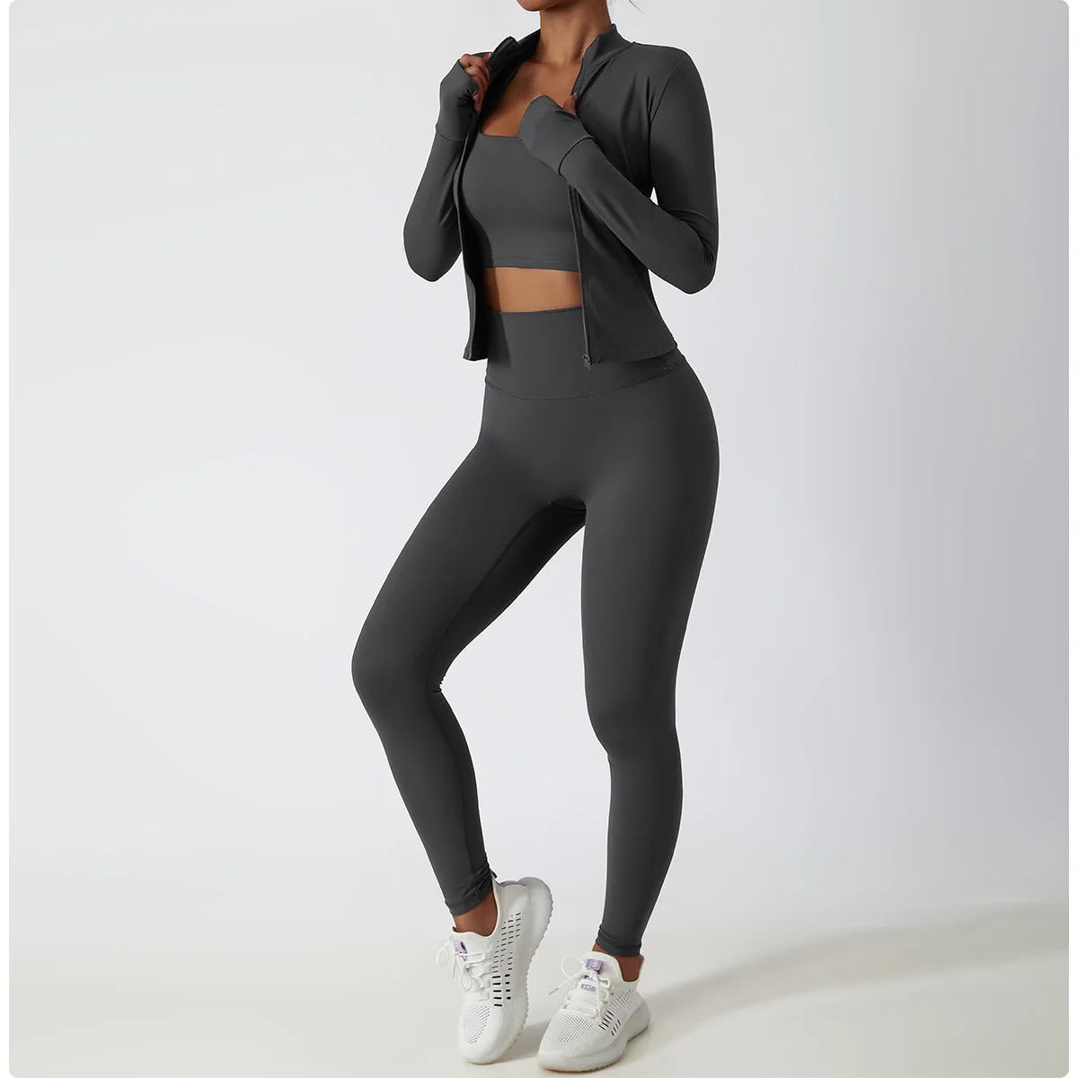 Women's Slim Fit Yoga & Fitness Jacket