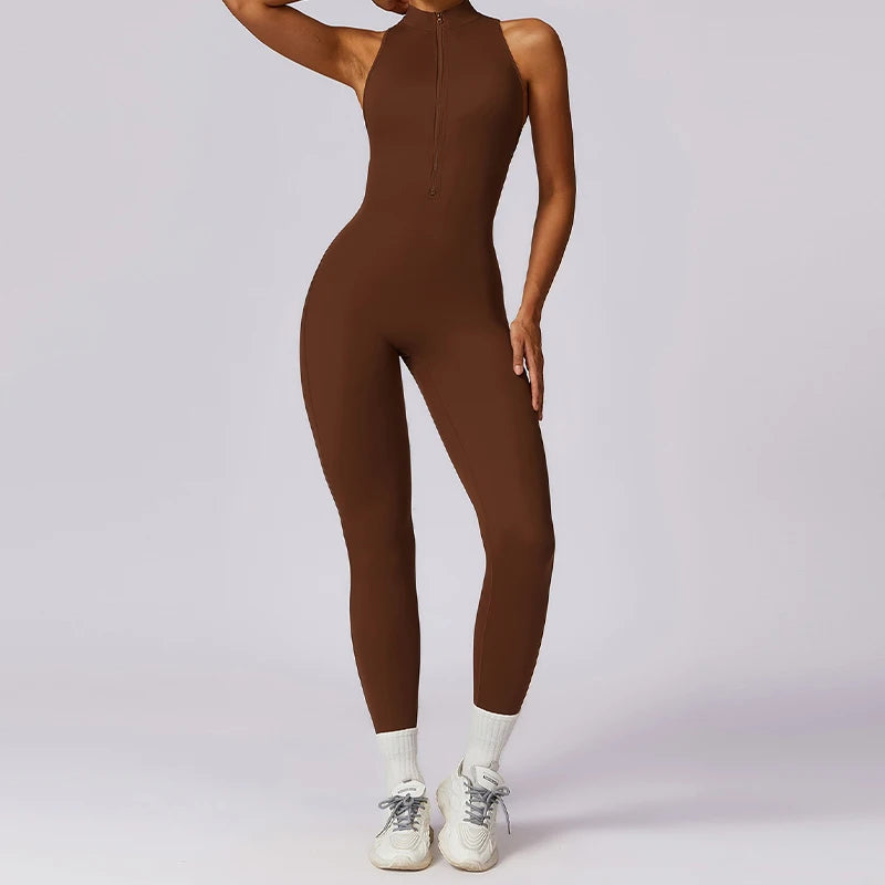Pump N Fit – V-Back One-Piece Sports Jumpsuit