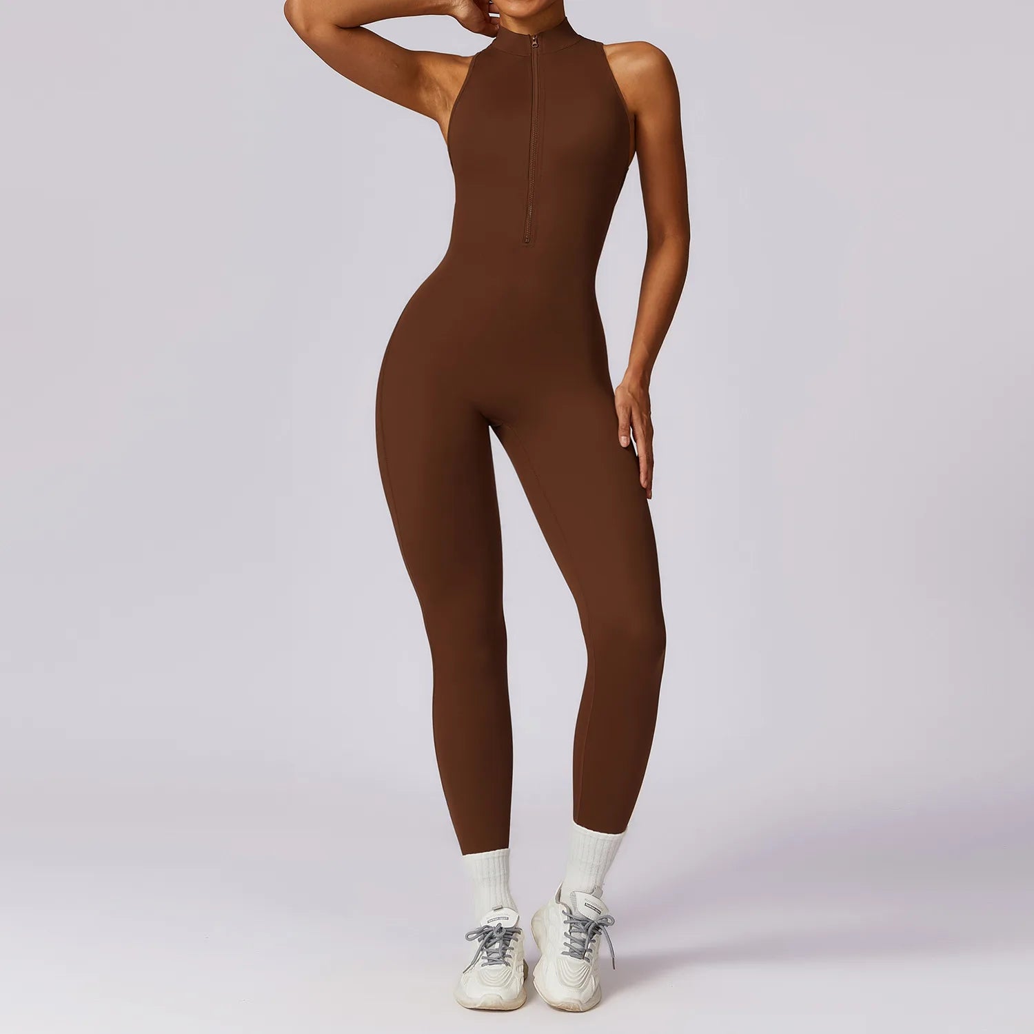 Pump N Fit – V-Back One-Piece Sports Jumpsuit