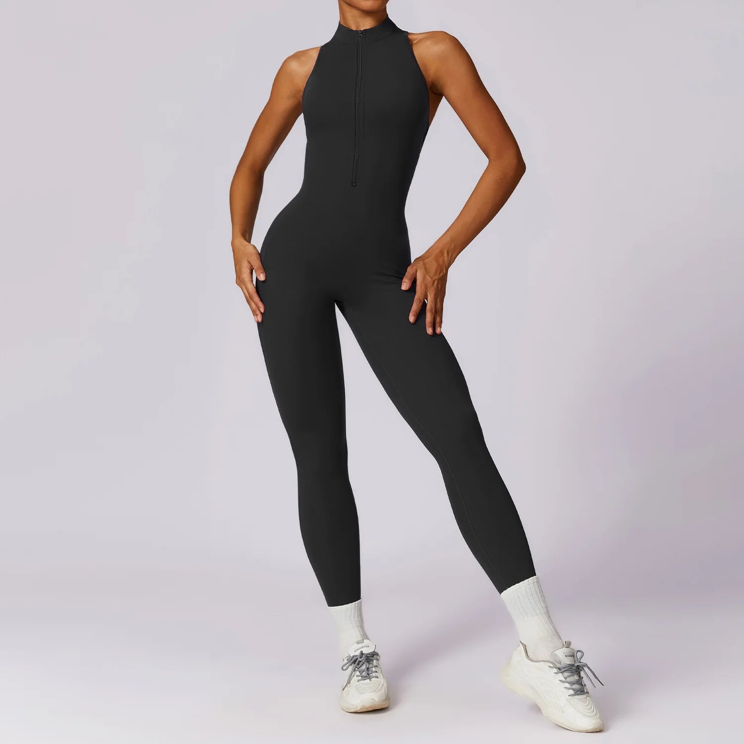 Pump N Fit – V-Back One-Piece Sports Jumpsuit