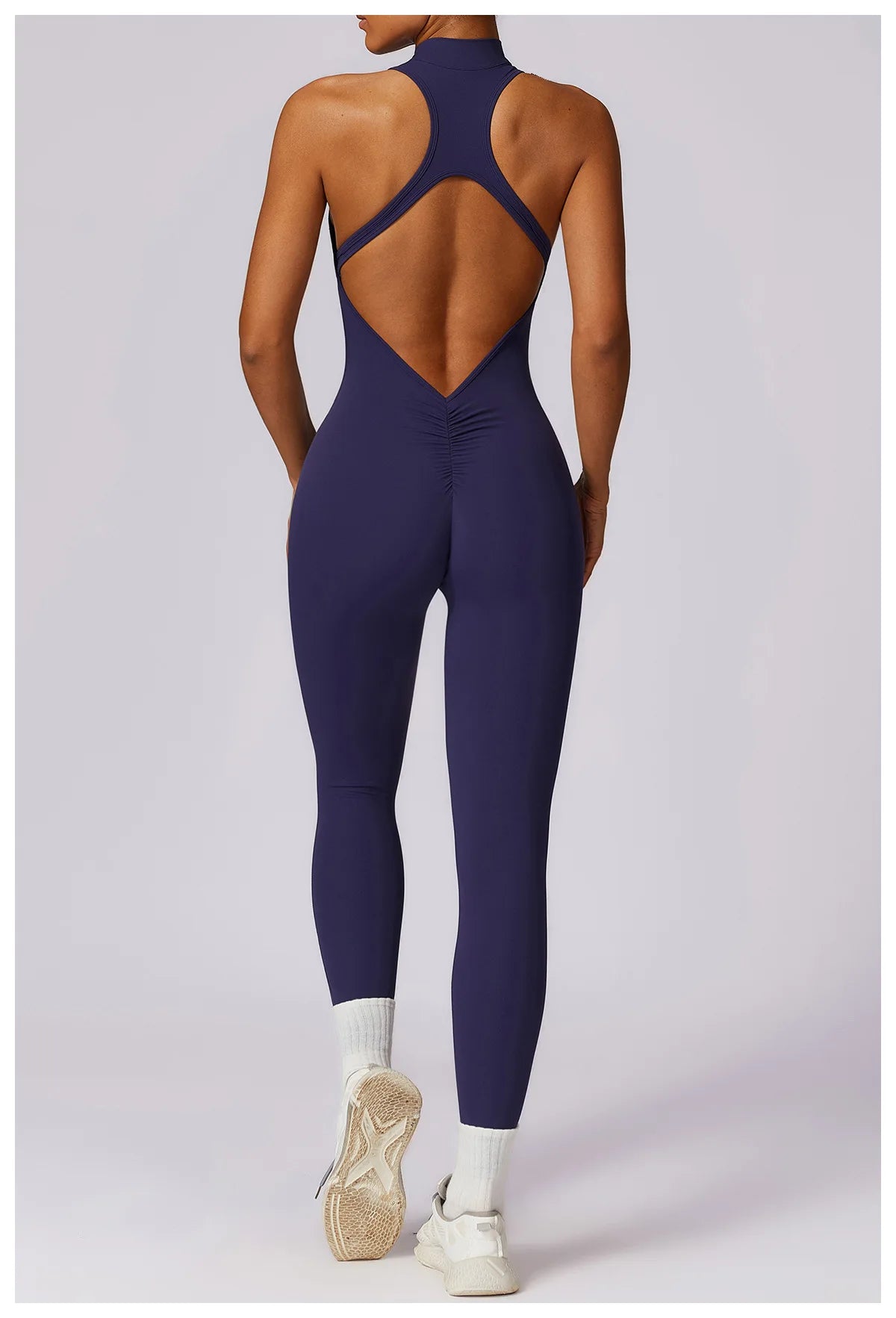 Pump N Fit – V-Back One-Piece Sports Jumpsuit