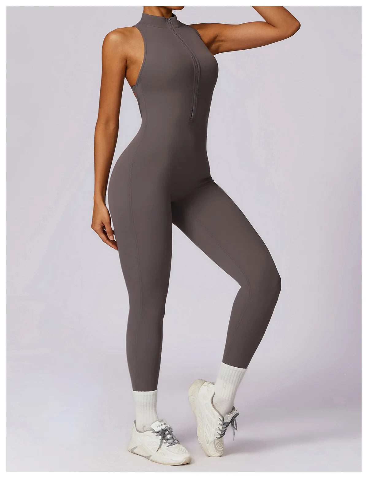Pump N Fit – V-Back One-Piece Sports Jumpsuit