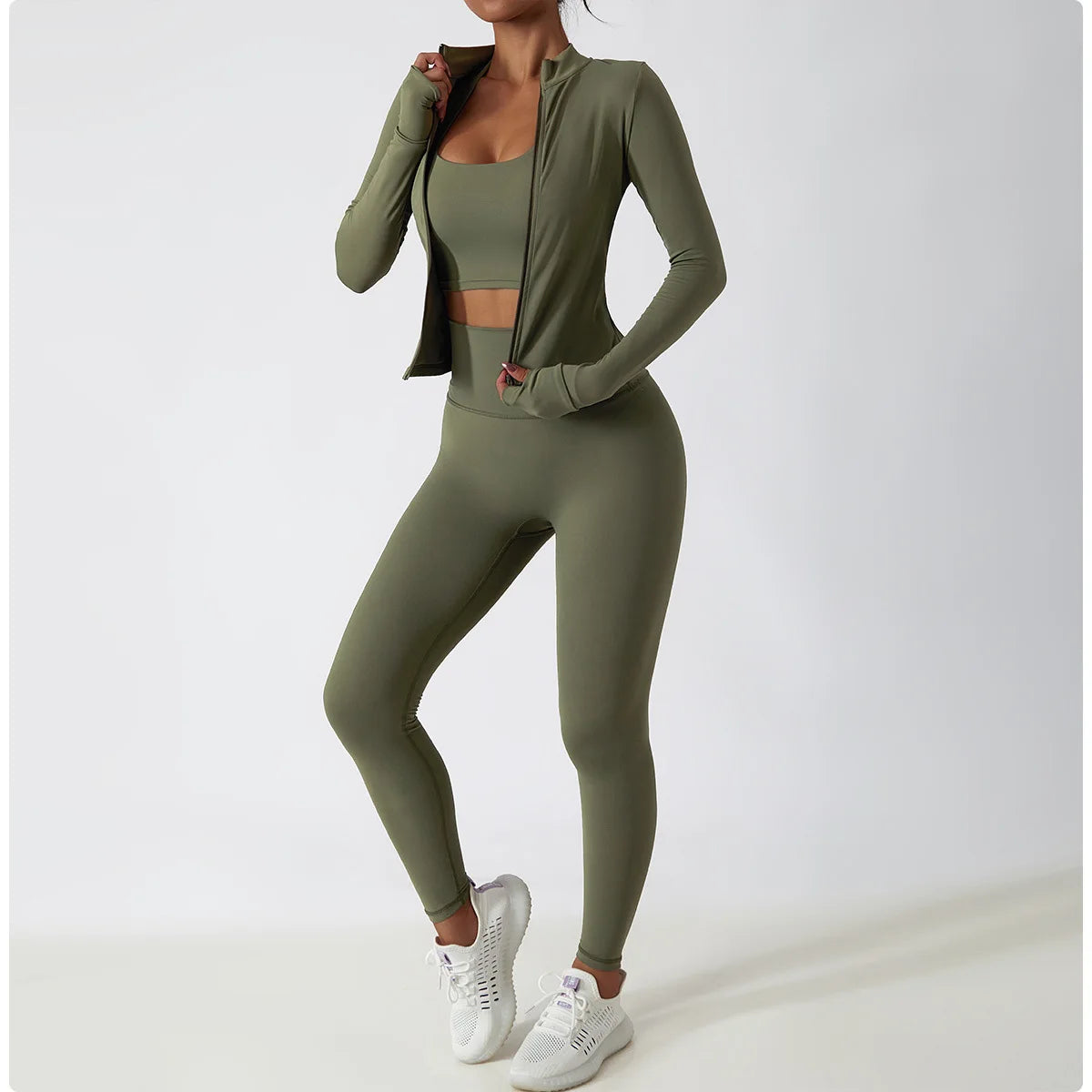 Women's Slim Fit Yoga & Fitness Jacket