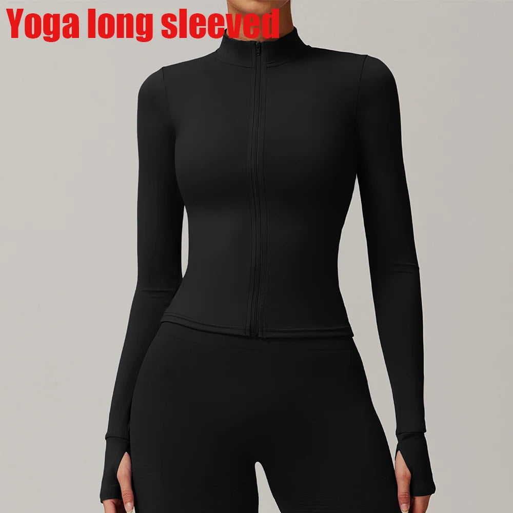 Women's Slim Fit Yoga & Fitness Jacket