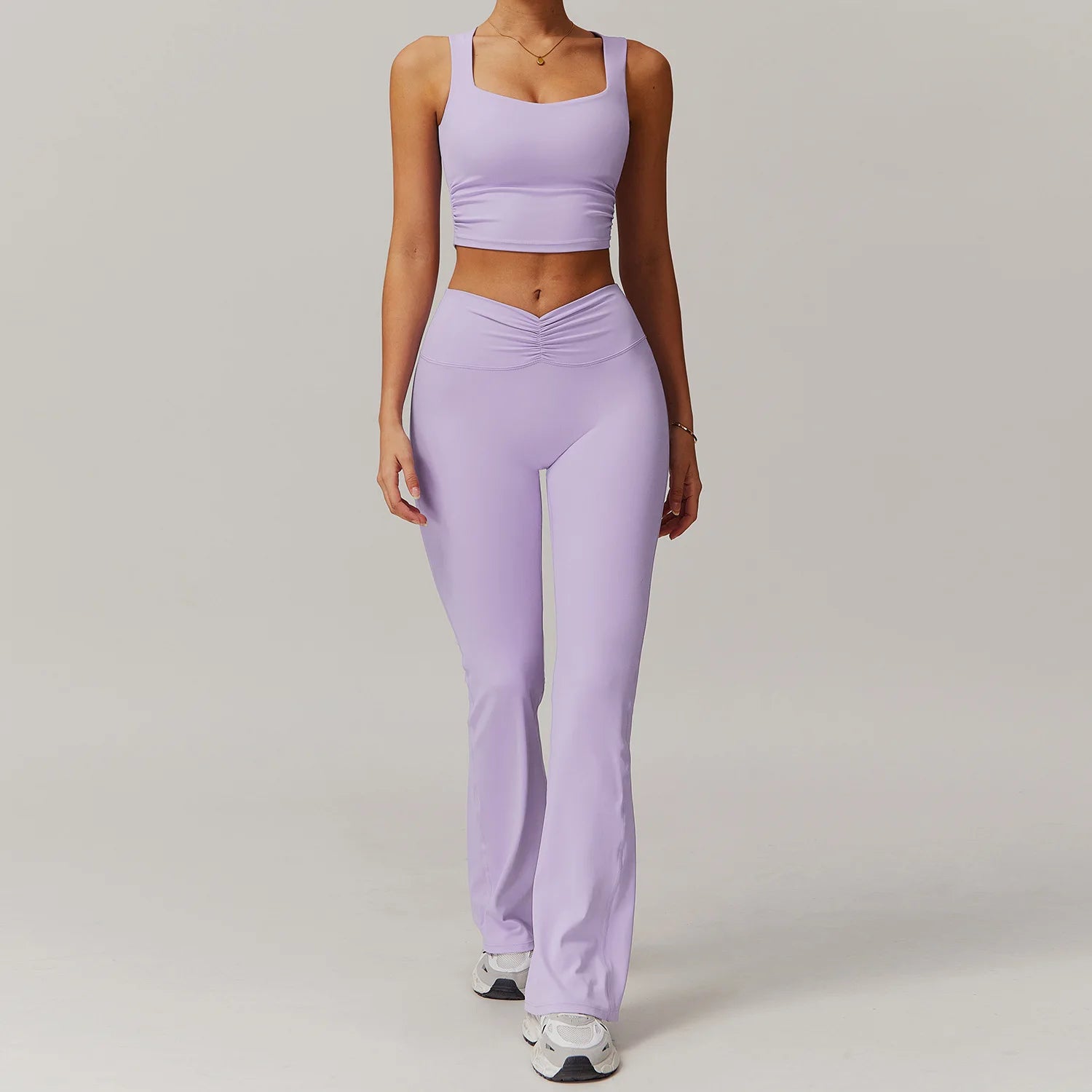Pump N Fit 2-Piece Zipper Yoga Suit