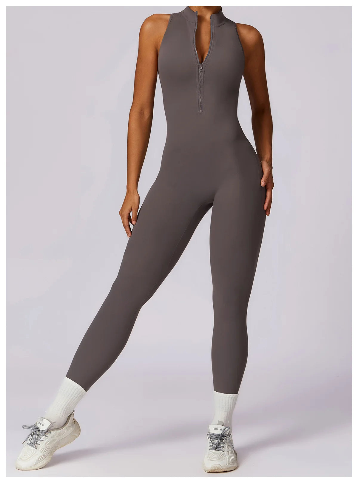 Pump N Fit – V-Back One-Piece Sports Jumpsuit