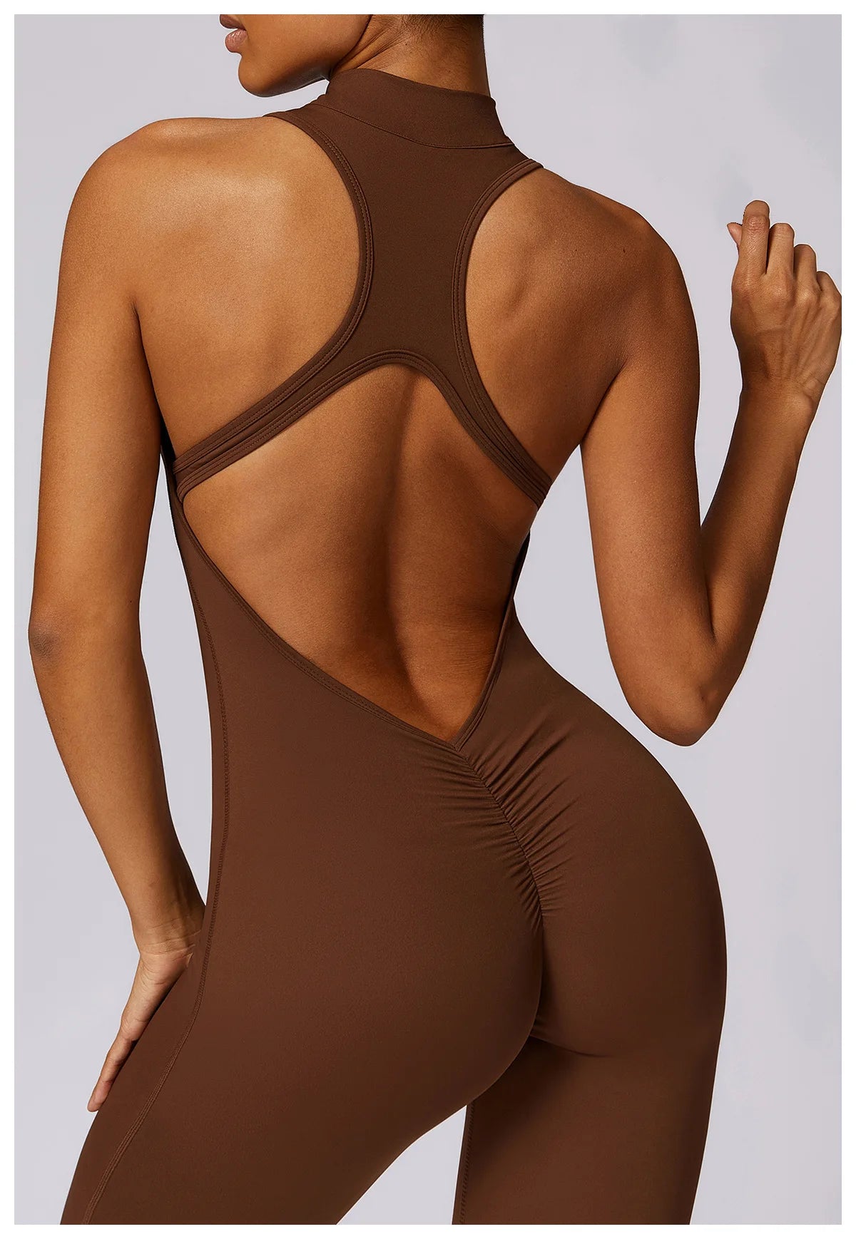 Pump N Fit – V-Back One-Piece Sports Jumpsuit