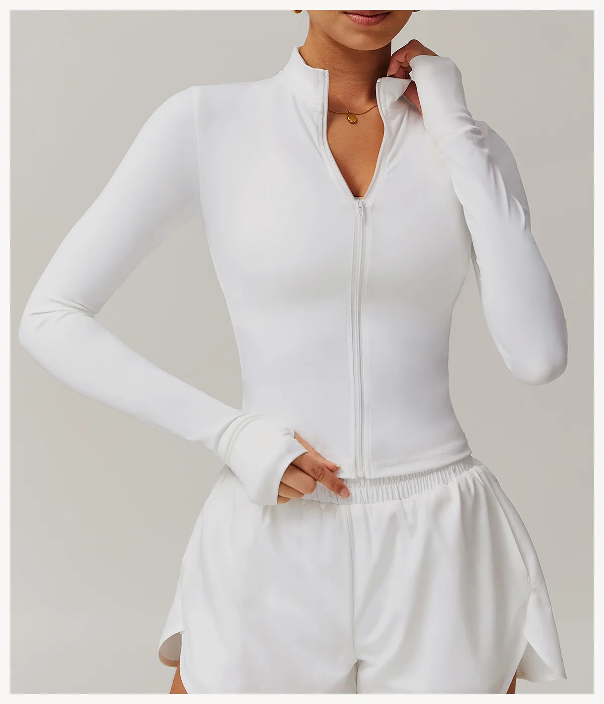 Women's Slim Fit Yoga & Fitness Jacket