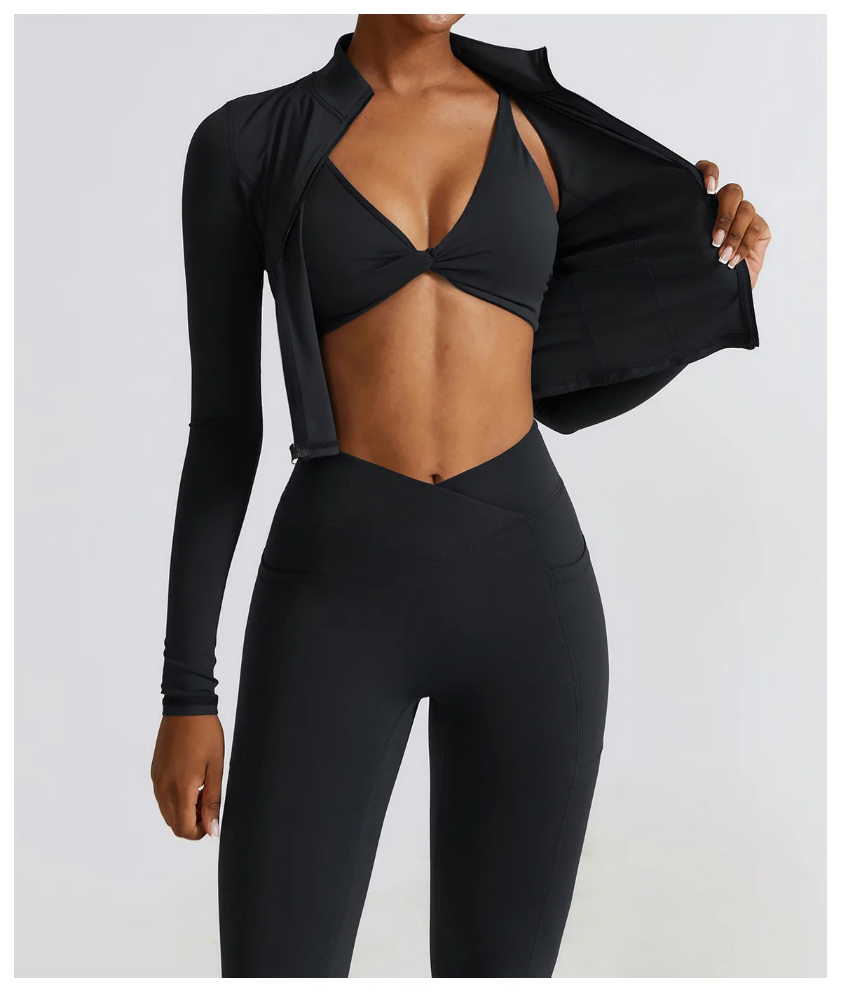 Pump N Fit Women's Full Zip-Up Yoga Jacket