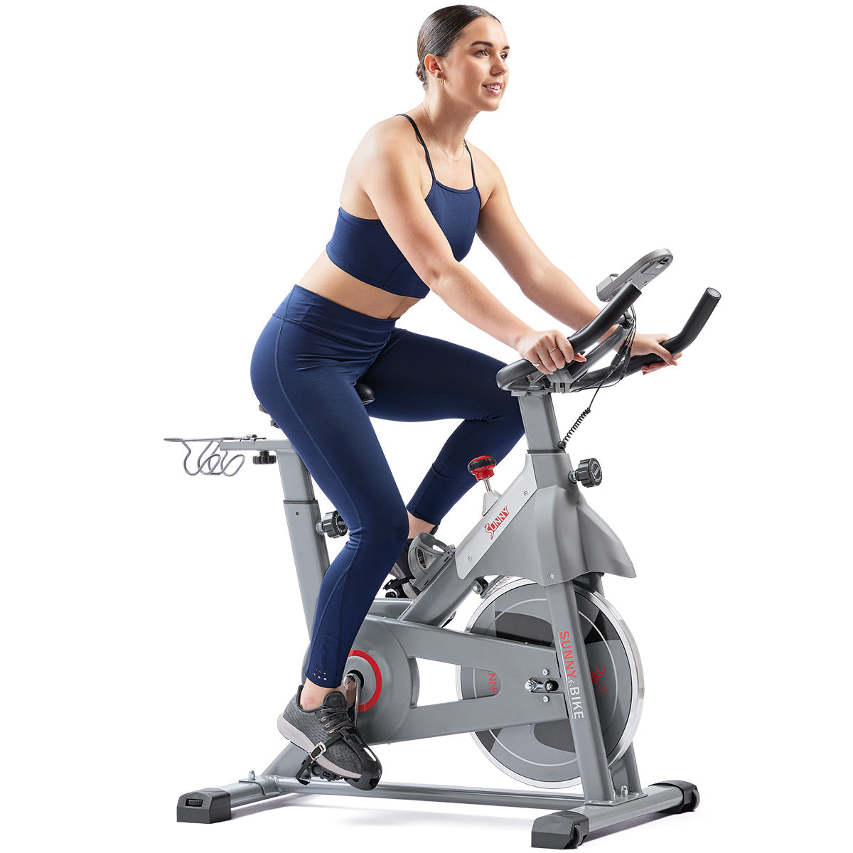 SMART Magnetic Resistance Exercise Bike with Dumbbell Holder